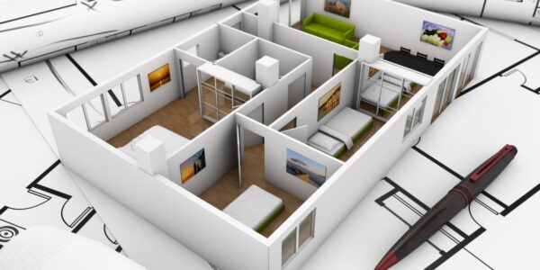 Rendering per Progettare Interni Casa Milano | NVR Studio
