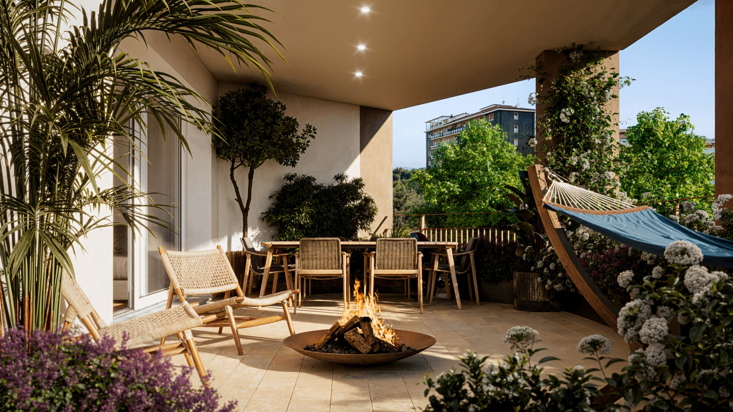 Rendering 3D e Walkthrough per Aree Comuni: Lobby, Rooftop e Spazi Shared