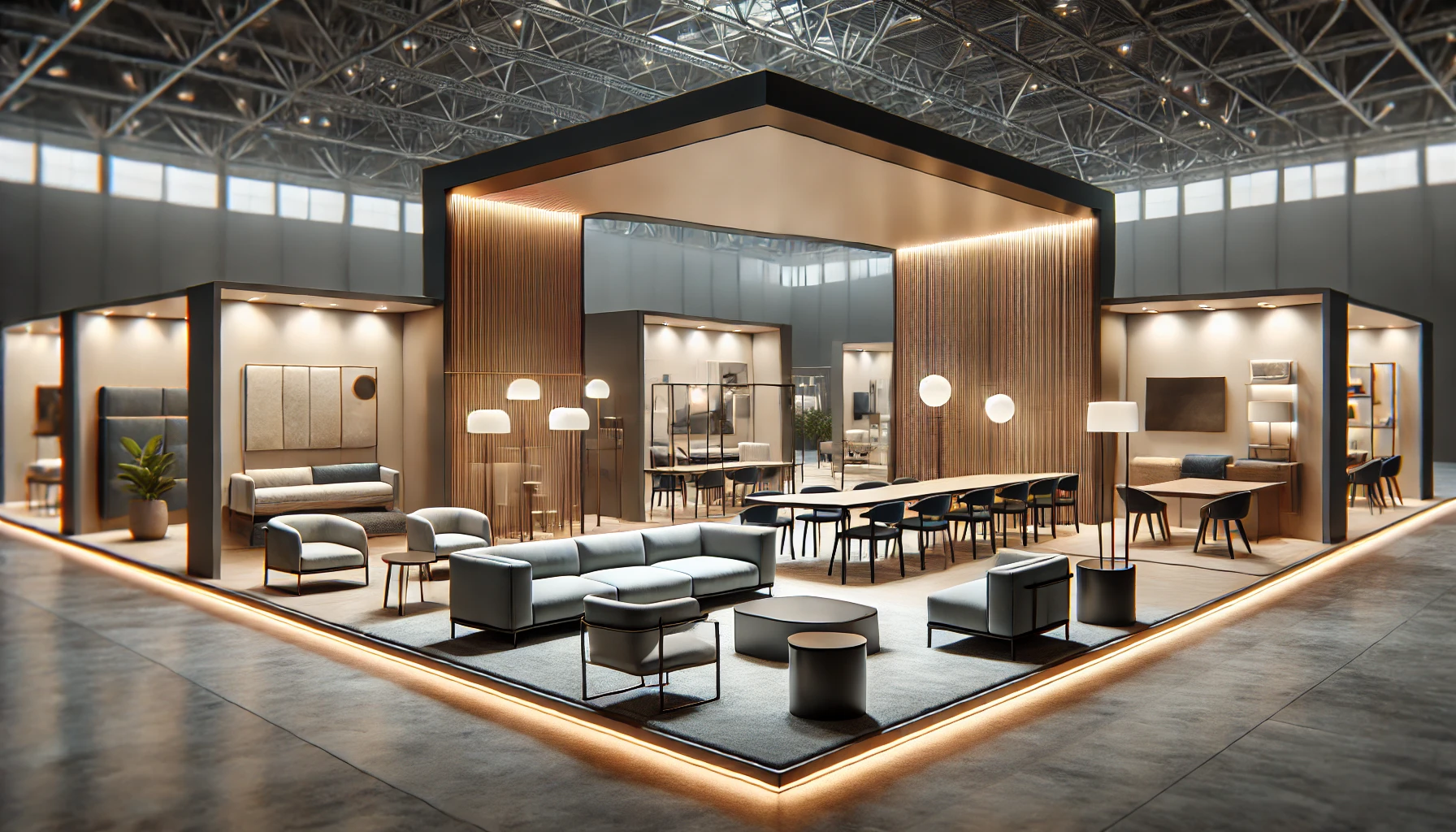 Rendering 3D per presentare collezioni in fiera