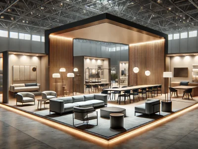 Rendering 3D per la presentazione di nuove collezioni in fiera