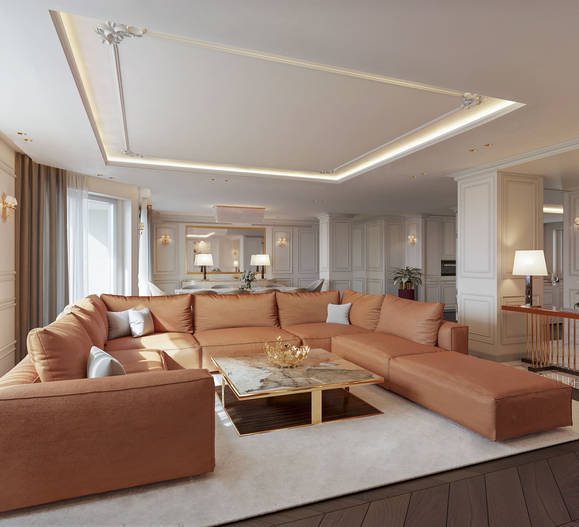 Come utilizzare il rendering per la progettazione di interni in stile classico a Milano